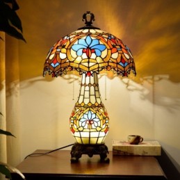 Bordslampa i Tiffany-Stil...