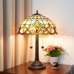 Bordslampa i Tiffany-Stil...