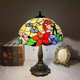 Bordslampa i Tiffany-Stil...