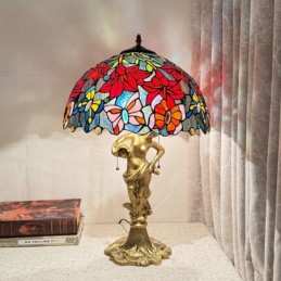 Bordslampa i Tiffany-Stil...