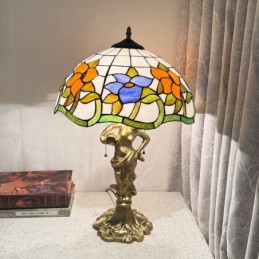 Bordslampa i Tiffany-Stil...
