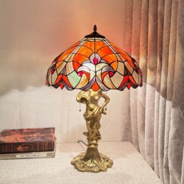 Bordslampa i Tiffany-Stil...