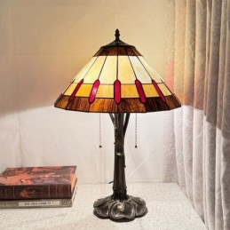 Bordslampa i Tiffany-Stil...