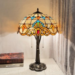 Bordslampa i Tiffany-Stil...