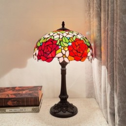 Bordslampa i Tiffany-Stil...