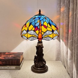 Bordslampa i Tiffany-Stil...
