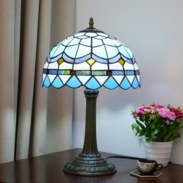 Bordslampa i Tiffany-Stil...