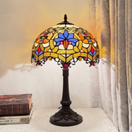 Bordslampa i Tiffany-Stil...