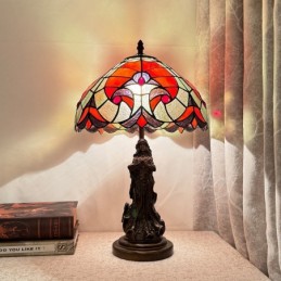 Bordslampa i Tiffany-Stil...