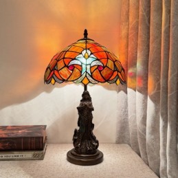 Bordslampa i Tiffany-Stil...