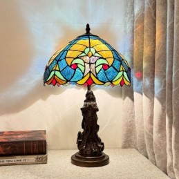 Bordslampa i Tiffany-Stil...