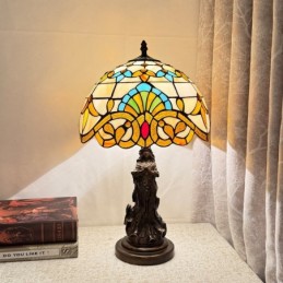 Bordslampa i Tiffany-Stil...