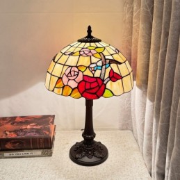 Bordslampa i Tiffany-Stil...