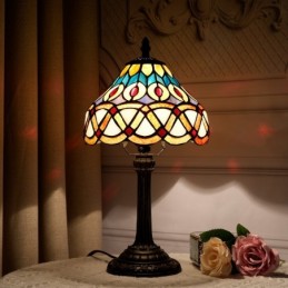 Bordslampa i Tiffany-Stil...