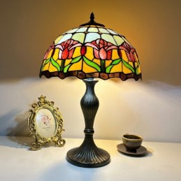 Bordslampa i Tiffany-Stil...