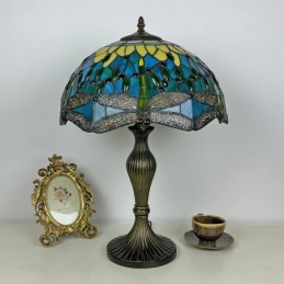 Bordslampa i Tiffany-Stil...