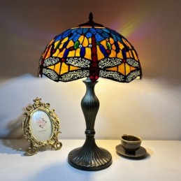 Bordslampa i Tiffany-Stil...
