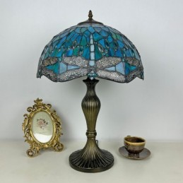 Bordslampa i Tiffany-Stil...