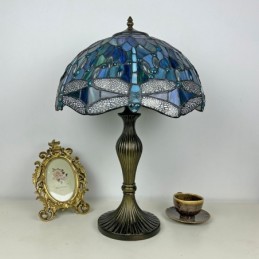 Bordslampa i Tiffany-Stil...
