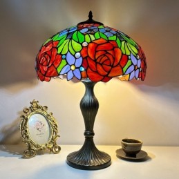 Bordslampa i Tiffany-Stil...