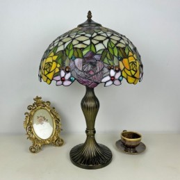 Bordslampa i Tiffany-Stil...