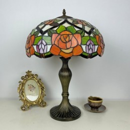 Bordslampa i Tiffany-Stil...