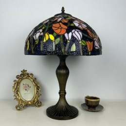 Bordslampa i Tiffany-Stil...