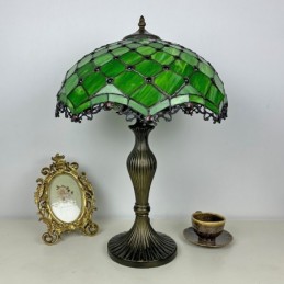 Bordslampa i Tiffany-Stil...