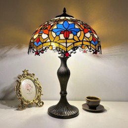 Bordslampa i Tiffany-Stil...