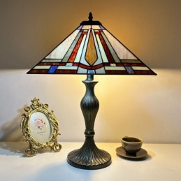 Bordslampa i Tiffany-Stil...