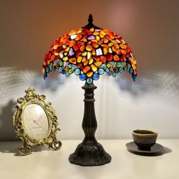 Bordslampa i Tiffany-Stil...