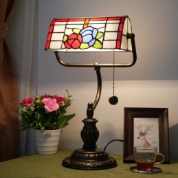 Bordslampa i Tiffany-Stil...