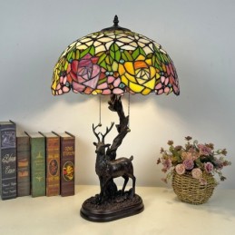 Bordslampa i Tiffany-Stil...