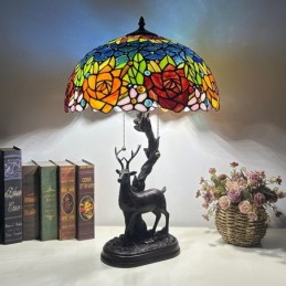 Bordslampa i Tiffany-Stil...