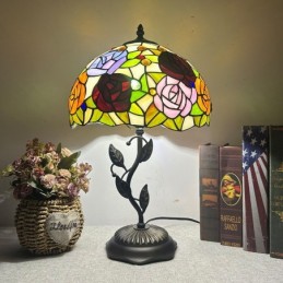 Bordslampa i Tiffany-Stil...
