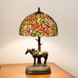 Bordslampa i Tiffany-Stil...