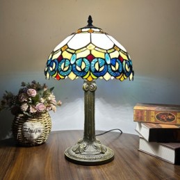 Bordslampa i Tiffany-Stil...