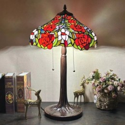 Bordslampa i Tiffany-Stil...