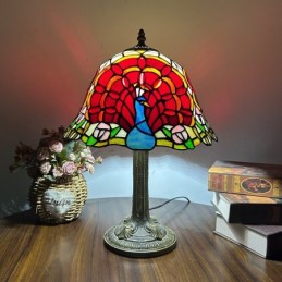 Bordslampa i Tiffany-Stil...