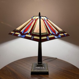 Bordslampa i Tiffany-Stil...