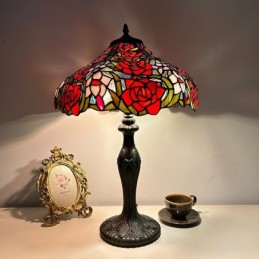 Bordslampa i Tiffany-Stil...