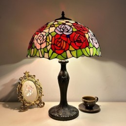 Bordslampa i Tiffany-Stil...