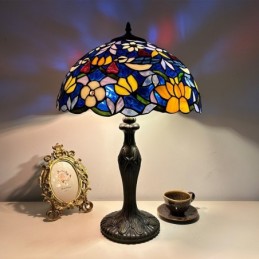 Bordslampa i Tiffany-Stil...