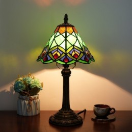 Bordslampa i Tiffany-Stil...