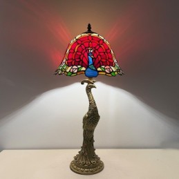 Bordslampa i Tiffany-Stil...