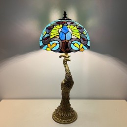 Bordslampa i Tiffany-Stil...