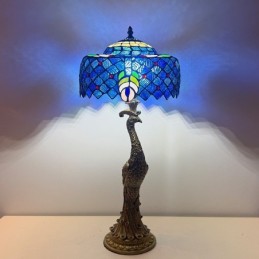 Bordslampa i Tiffany-Stil...