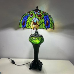 Bordslampa i Tiffany-Stil...