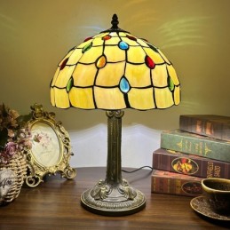 Bordslampa i Tiffany-Stil...