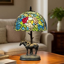 Bordslampa i Tiffany-Stil...